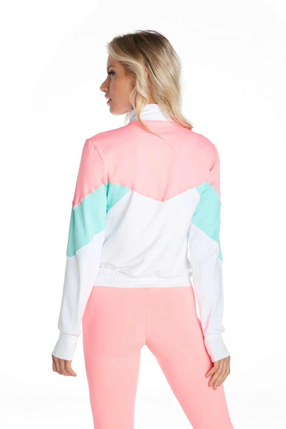 Dynamic Jessica Women's Sporty Color Block Jacket