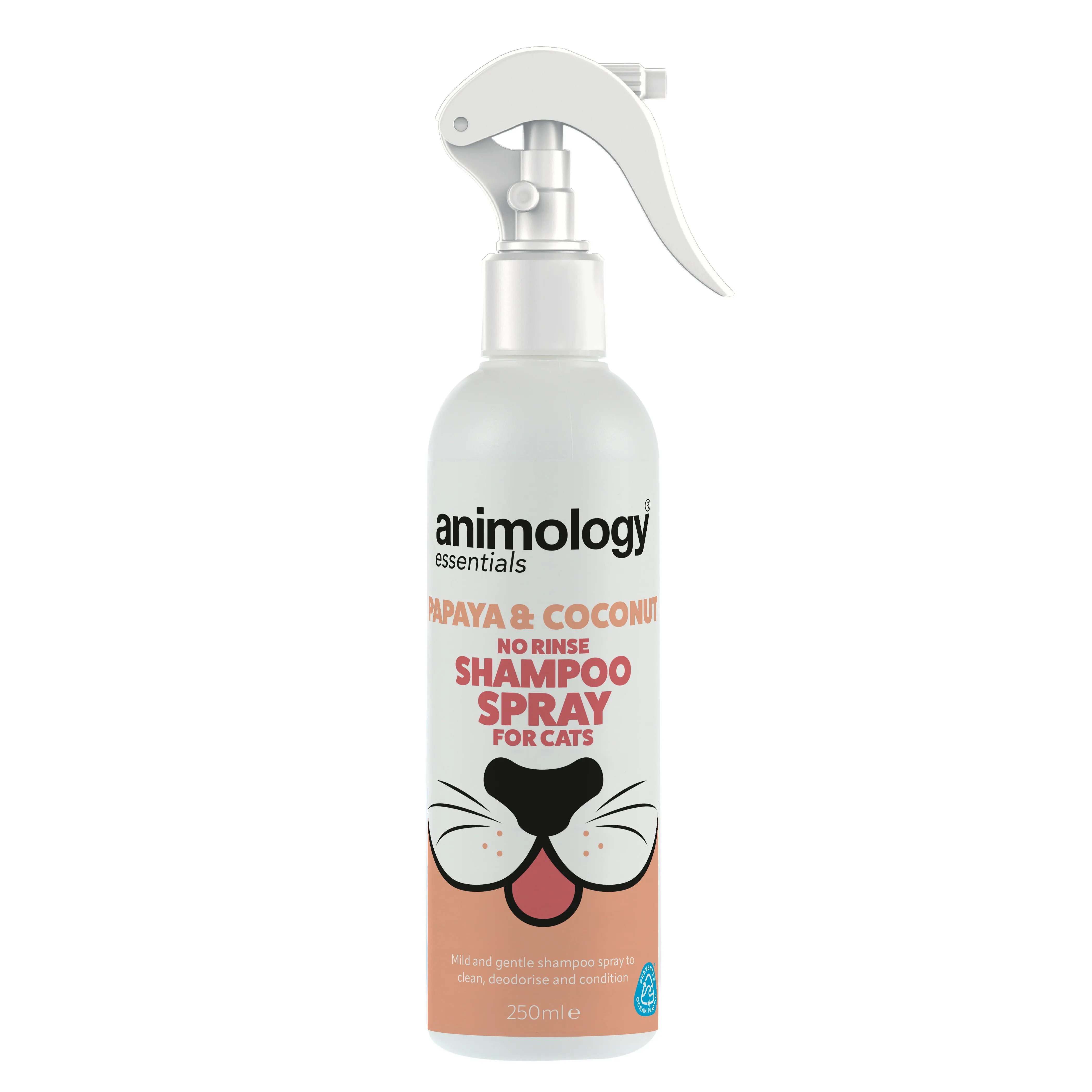 Essentials Cat Papaya & Coconut No Rinse Shampoo Spray 250ml