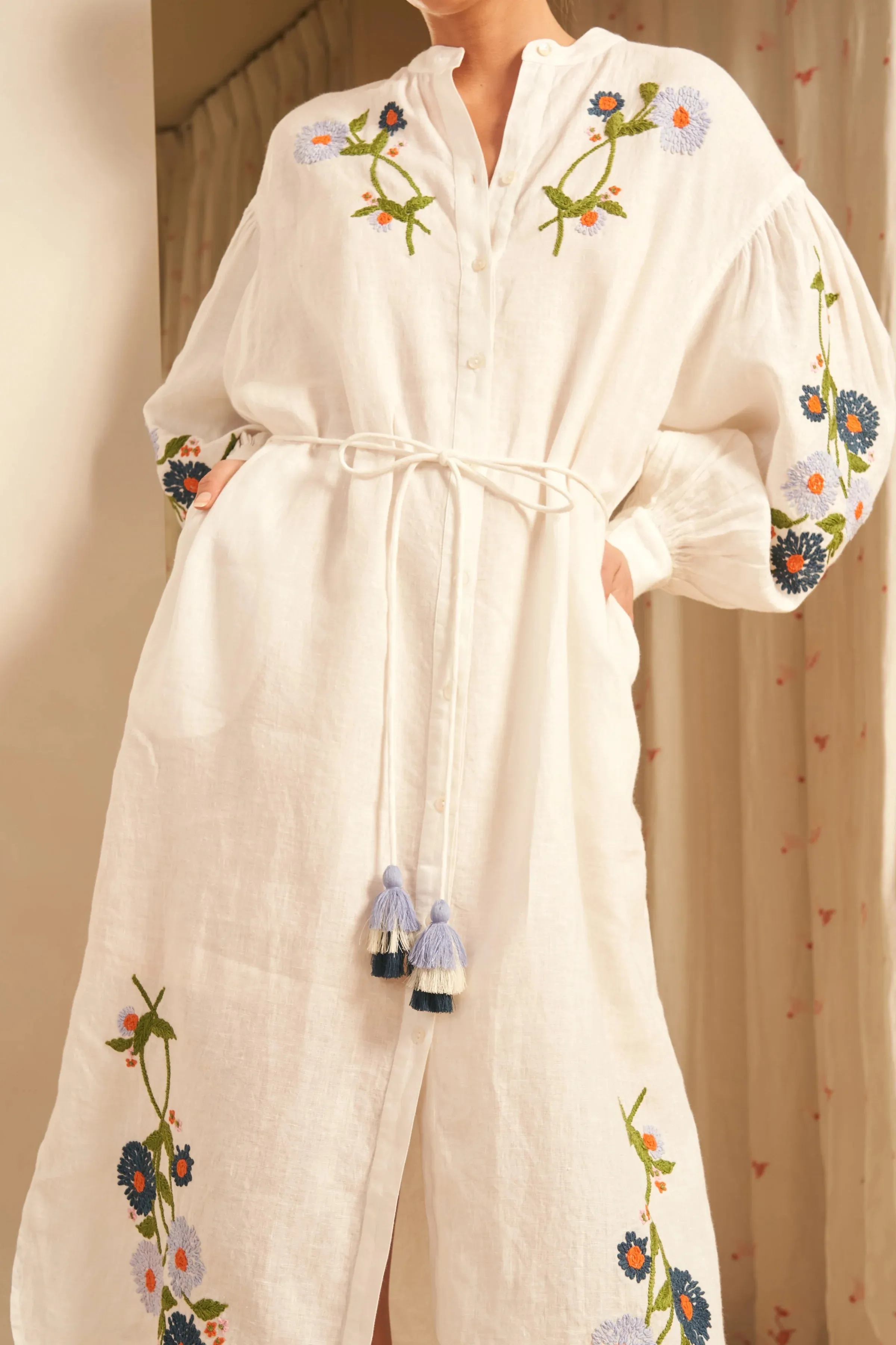 Everly Dress in Camelia Romero