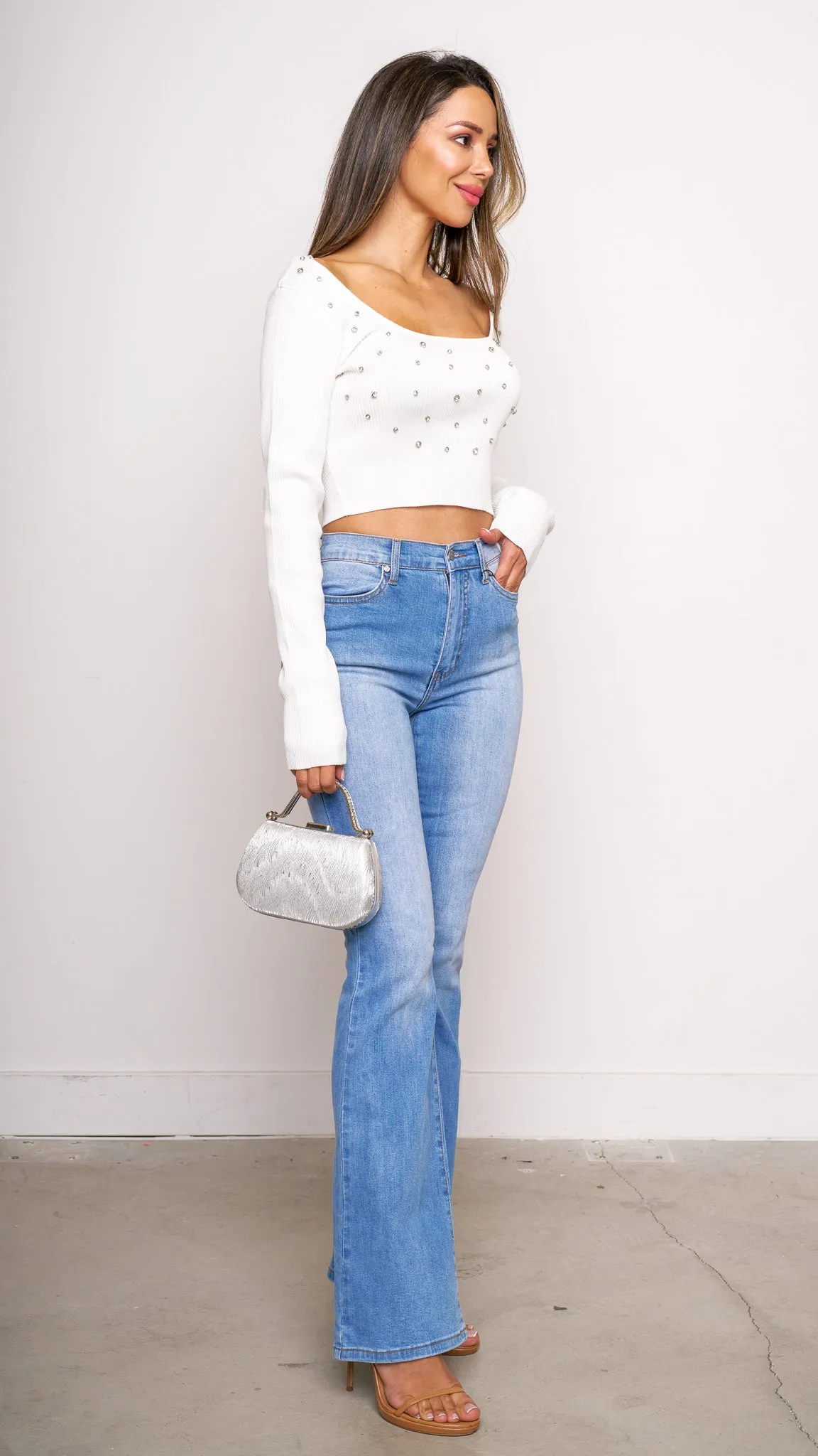 Fayete Top in white