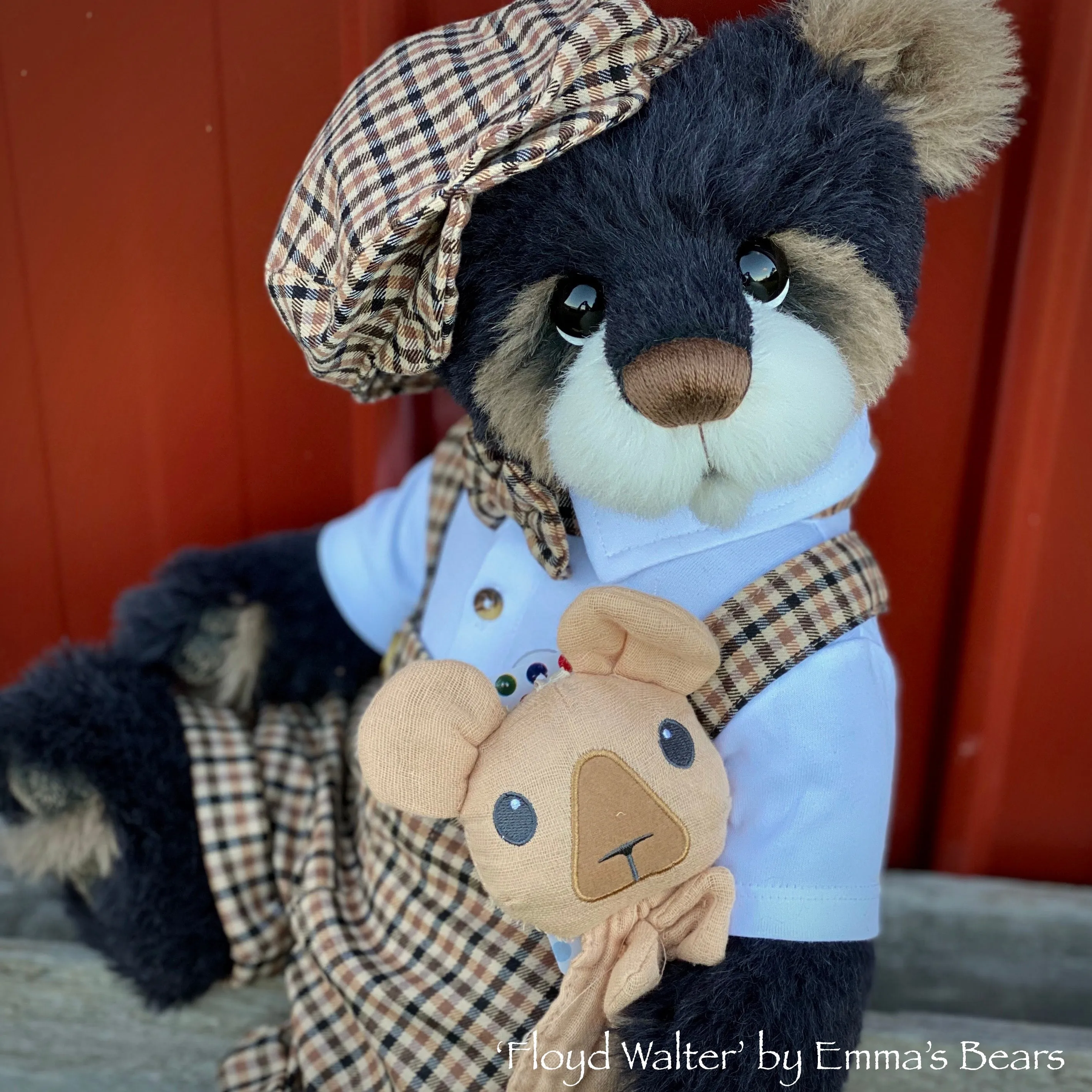 Floyd Walter - 18" Baby Artist Bear by Emma's Bears - OOAK