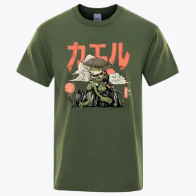 Funny Frog Ninja Kanji T-Shirt