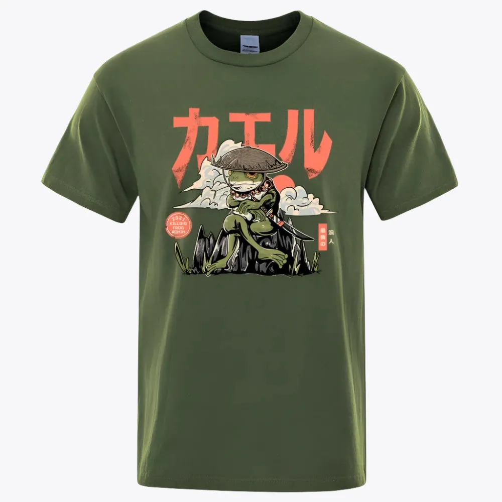 Funny Frog Ninja Kanji T-Shirt