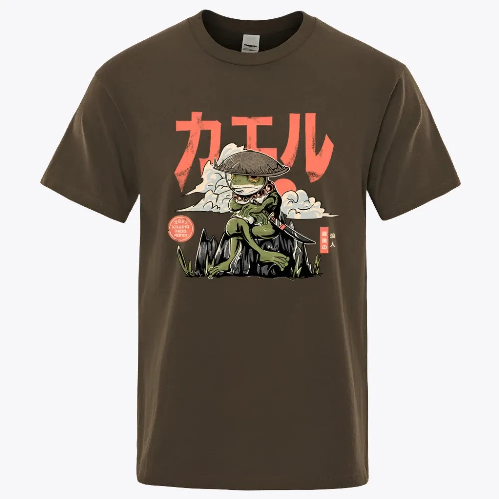 Funny Frog Ninja Kanji T-Shirt
