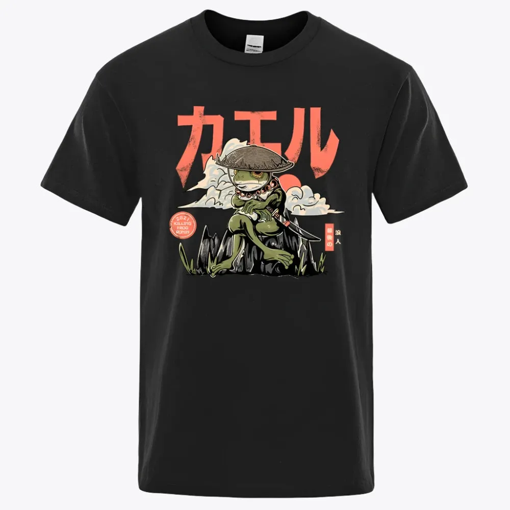 Funny Frog Ninja Kanji T-Shirt