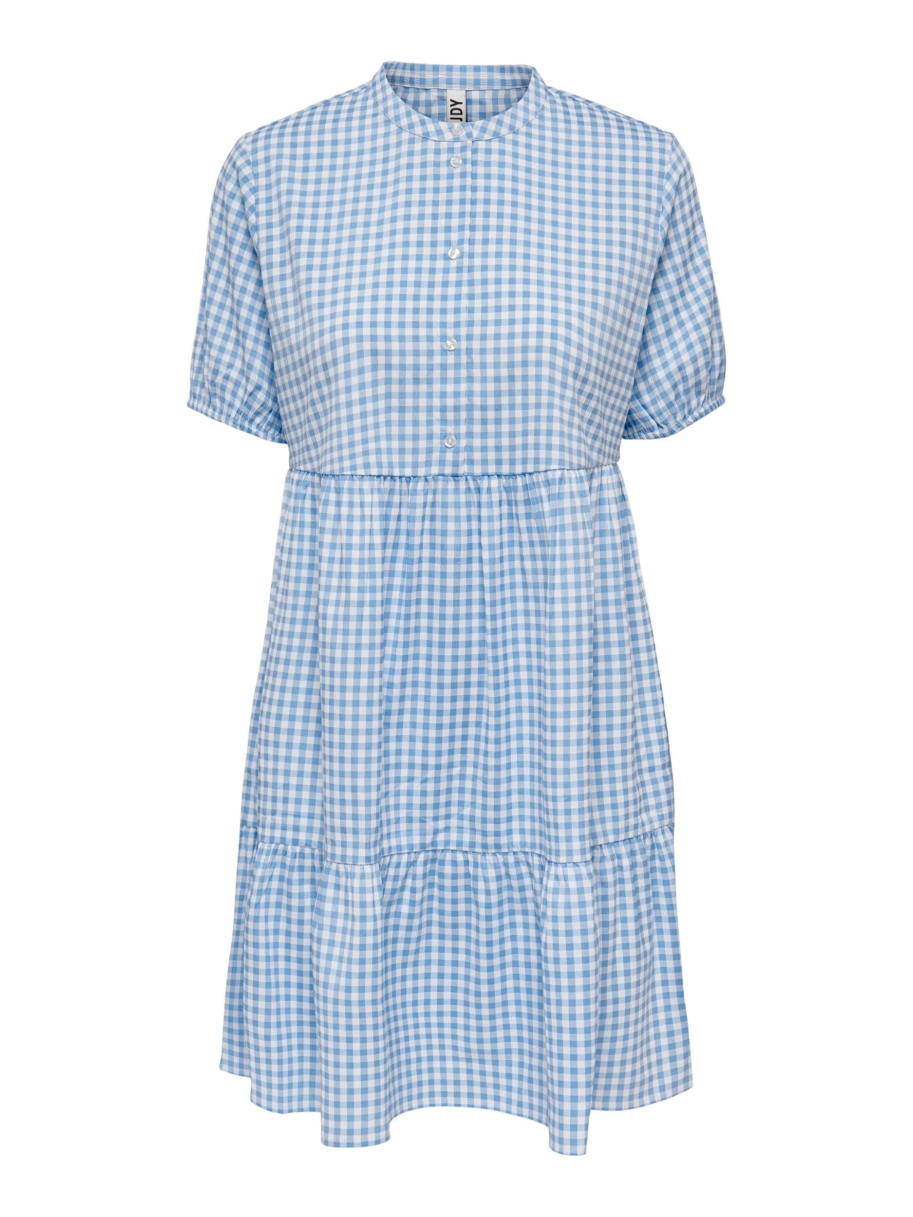 Gaby Short Sleeve Midi Dress - Little Boy Blue