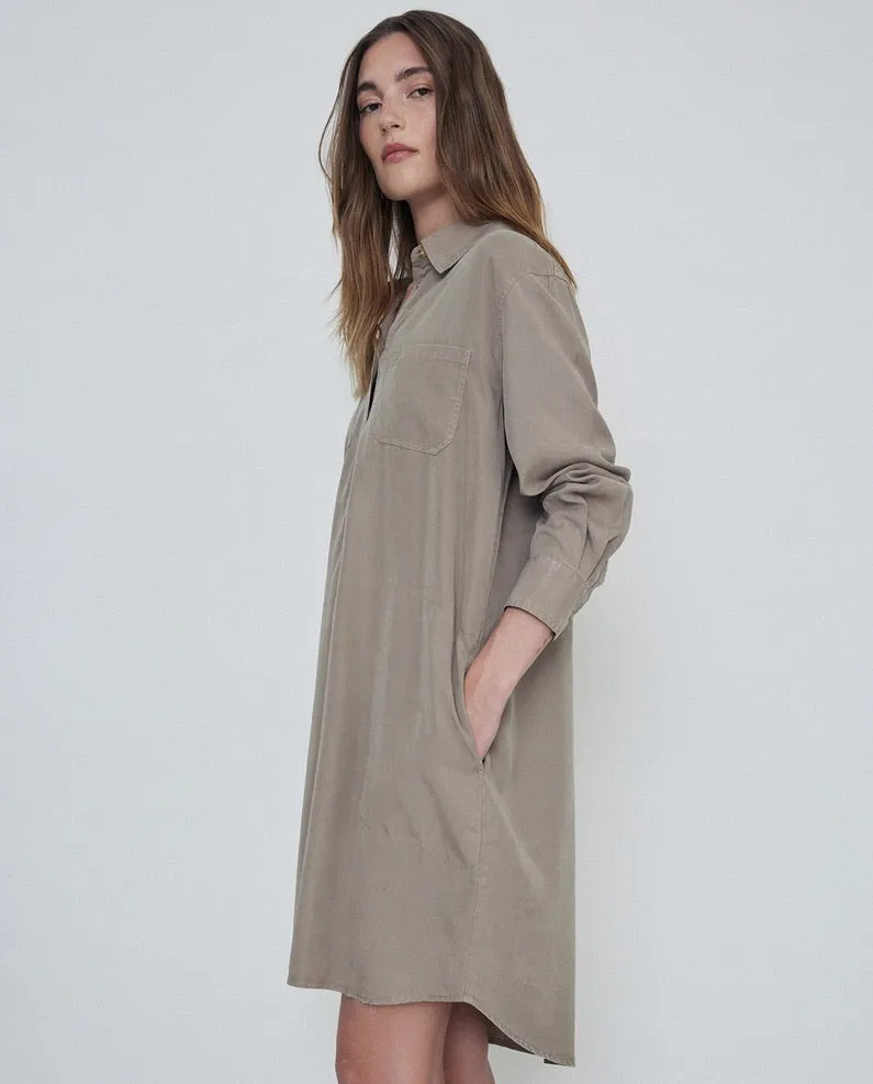 Green Shirt Dress