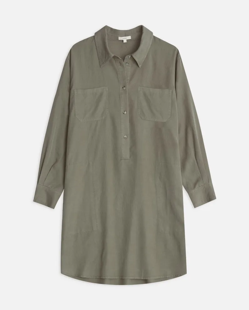 Green Shirt Dress