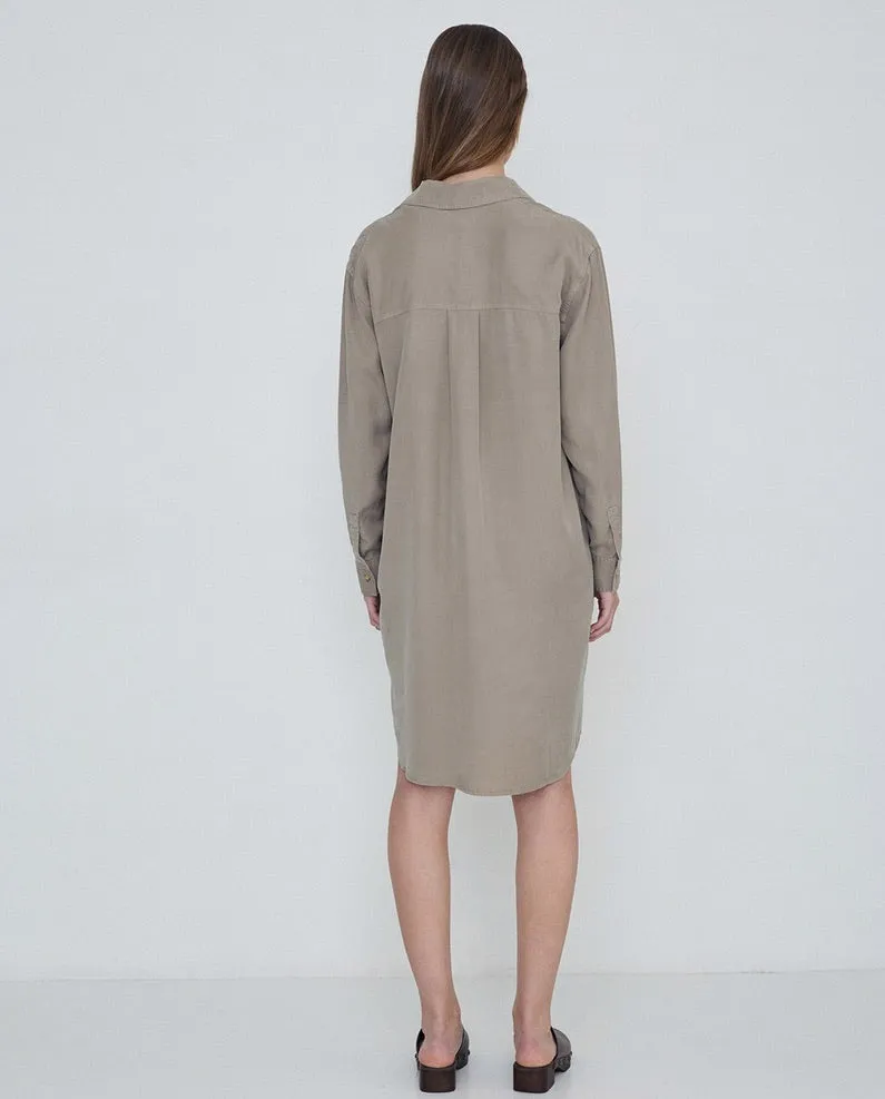 Green Shirt Dress