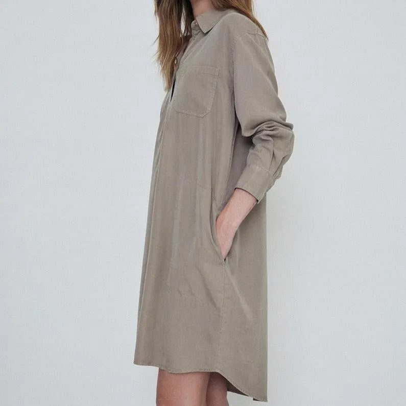 Green Shirt Dress