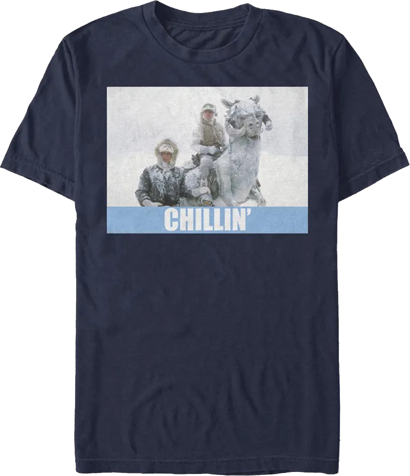 Han Solo and Luke Skywalker Chillin' Star Wars T-Shirt