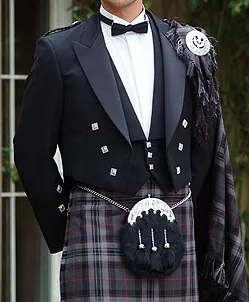Highland Dress Shirt Victorian Collar White