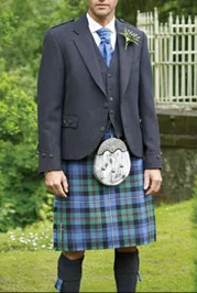 Highland Dress Shirt Victorian Collar White