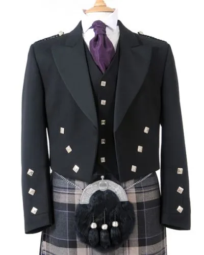 Highland Dress Shirt Victorian Collar White