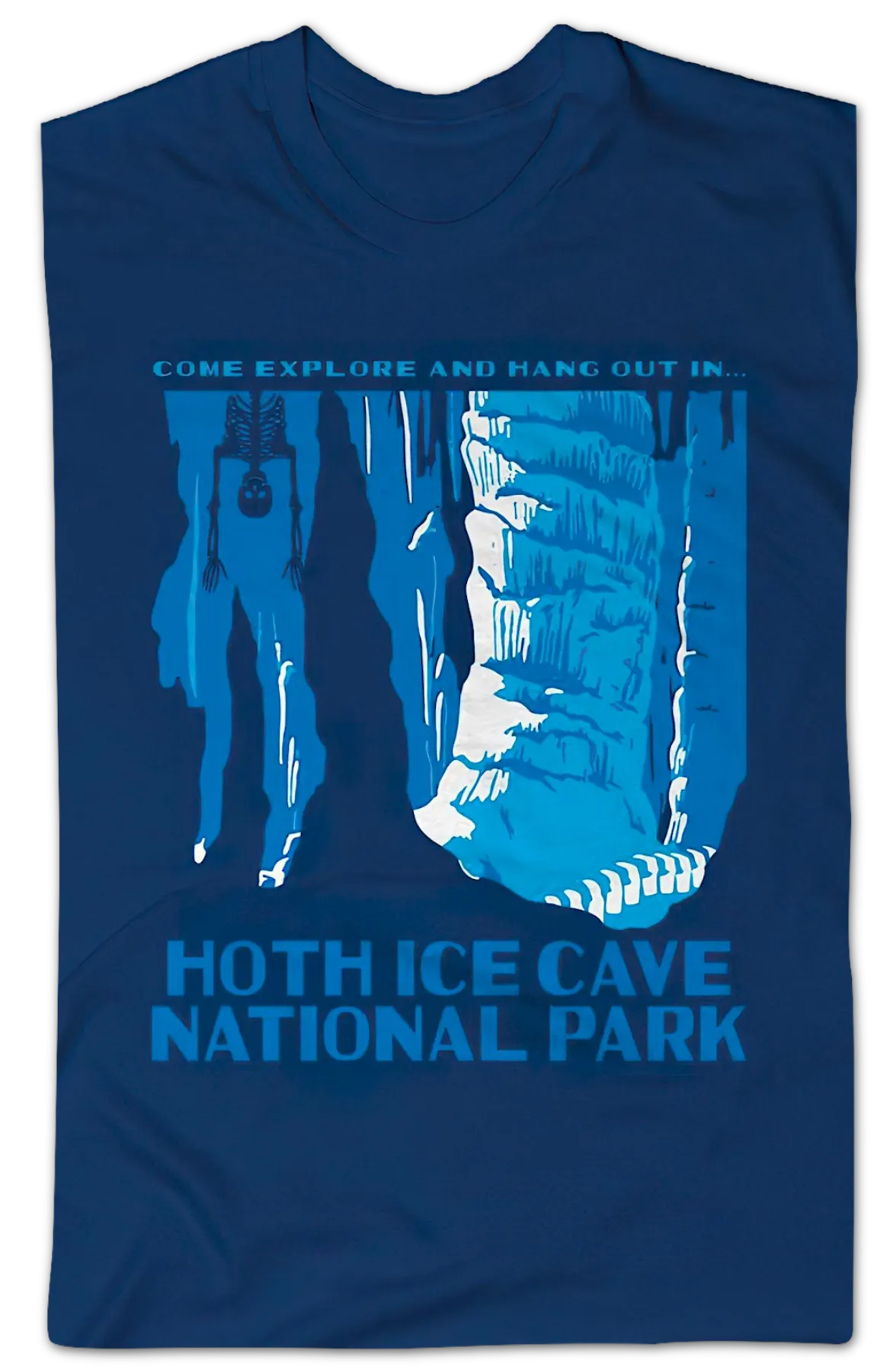 Hoth Ice Cave National Park Star Wars T-Shirt