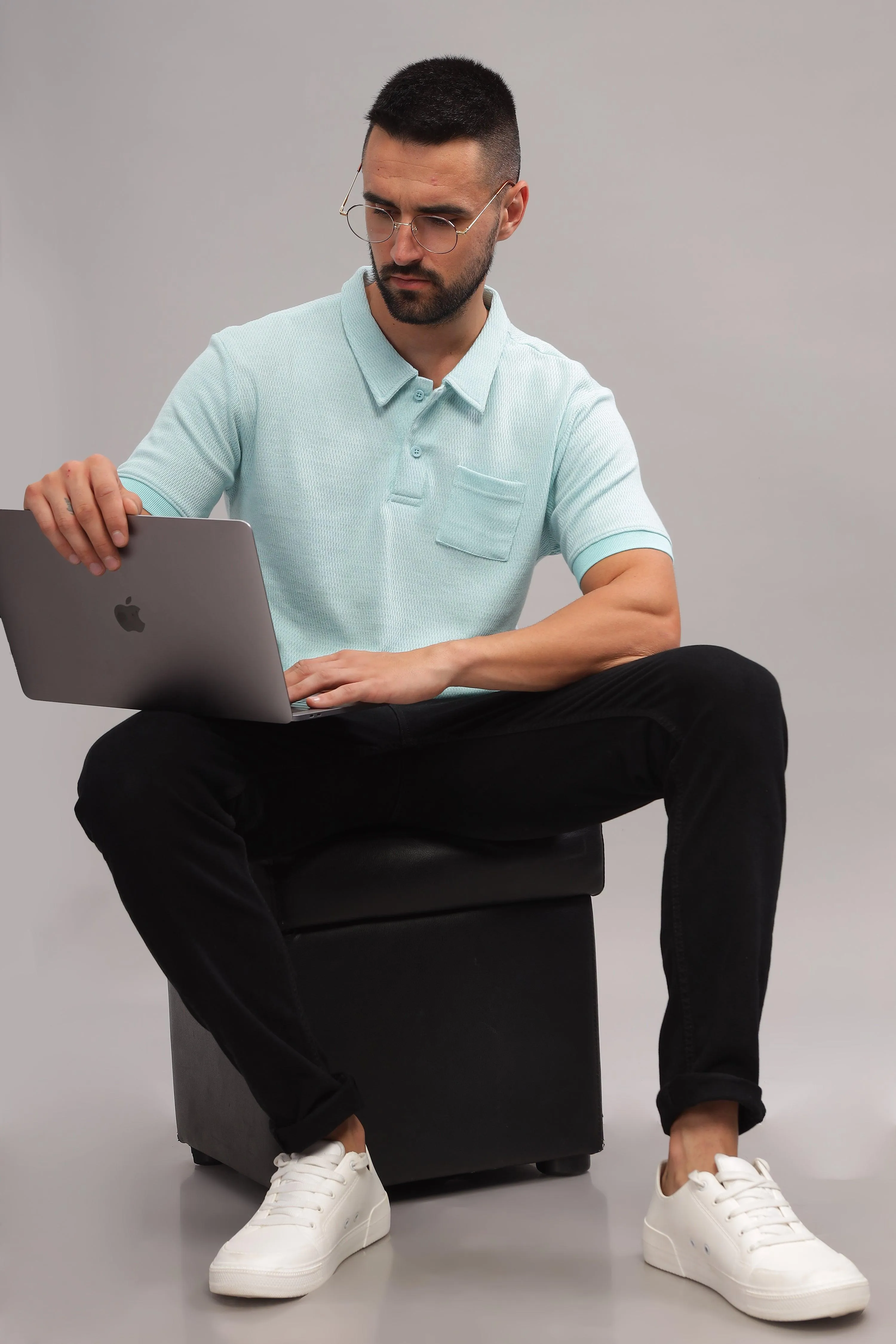 Icy Arctic Mens Polo Shirt