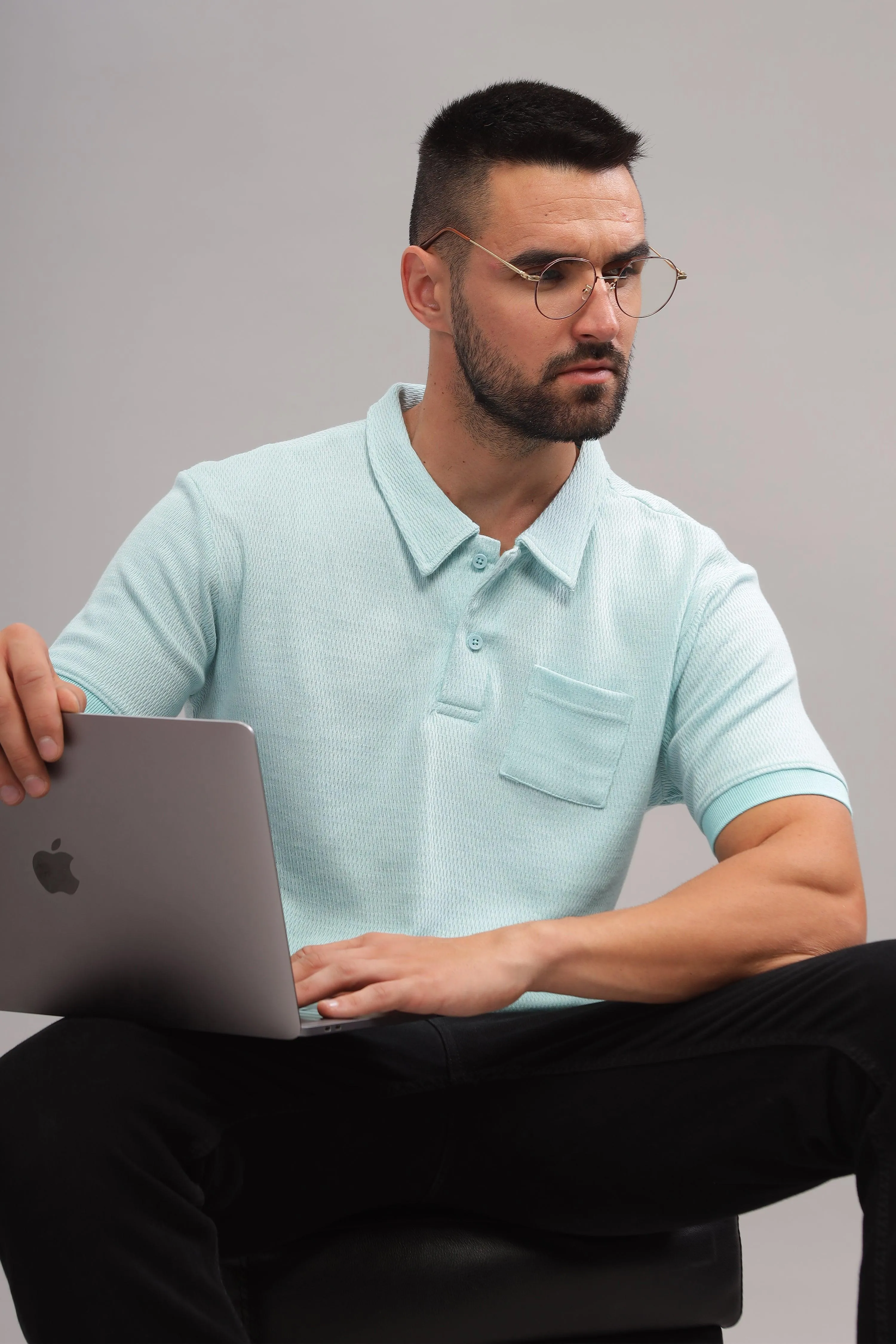Icy Arctic Mens Polo Shirt