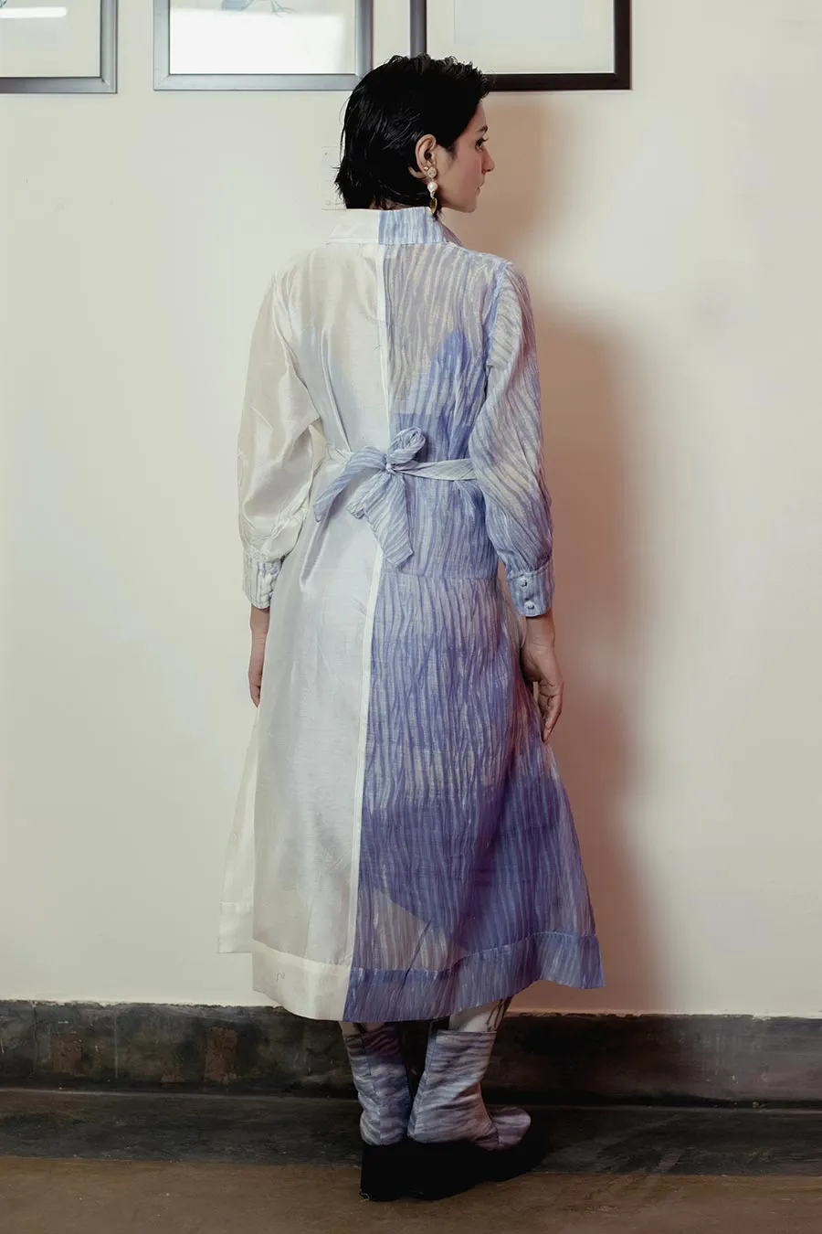 Icy Bliss Half-n-Half Shirt Dress