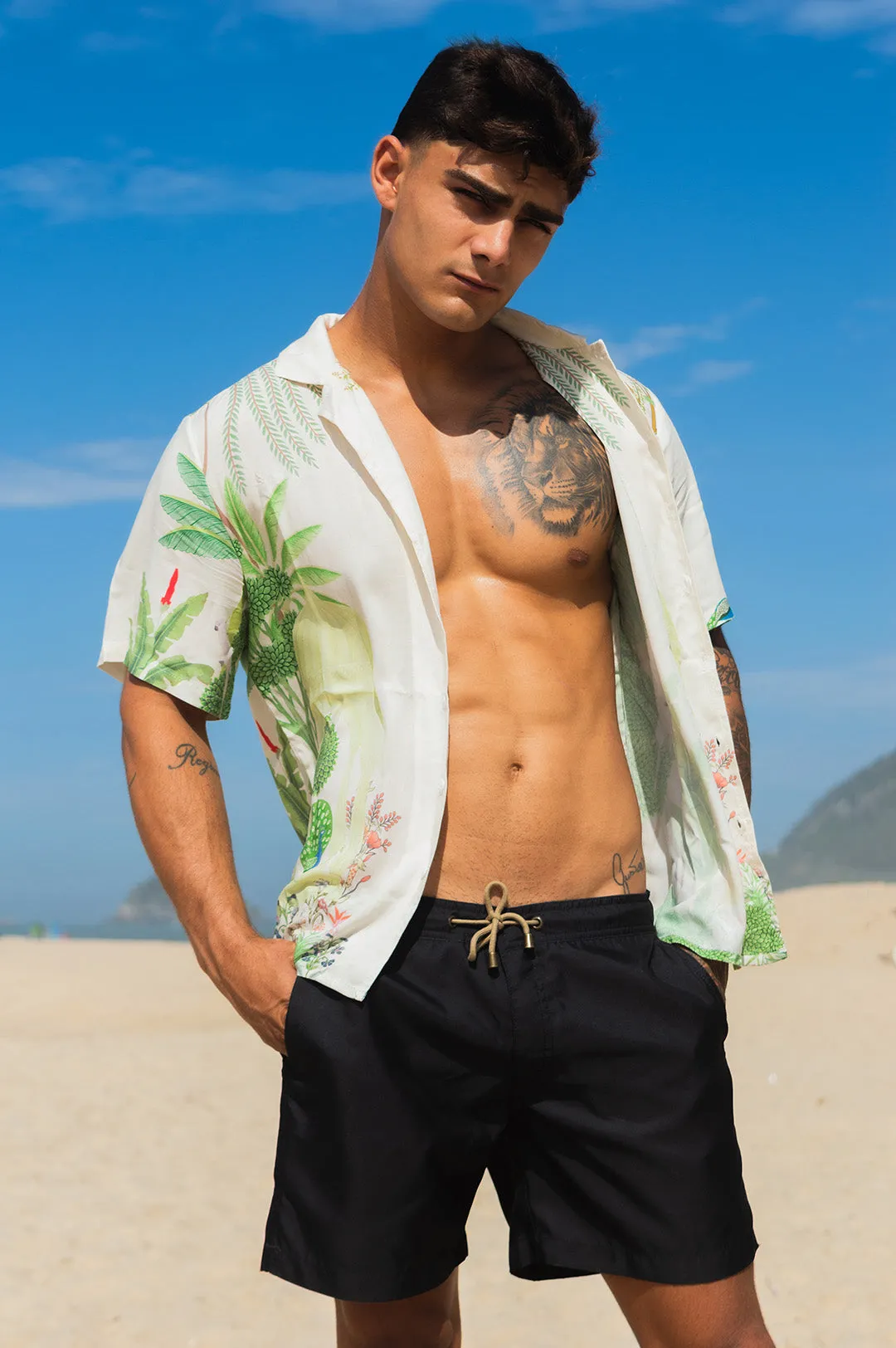 Indian Garden Rayon Short Sleeve Shirt