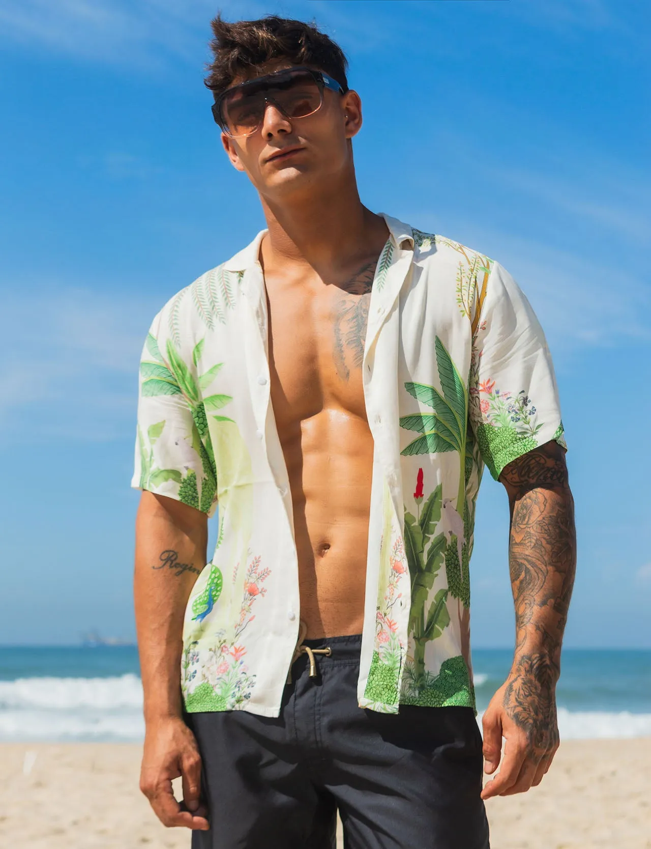 Indian Garden Rayon Short Sleeve Shirt