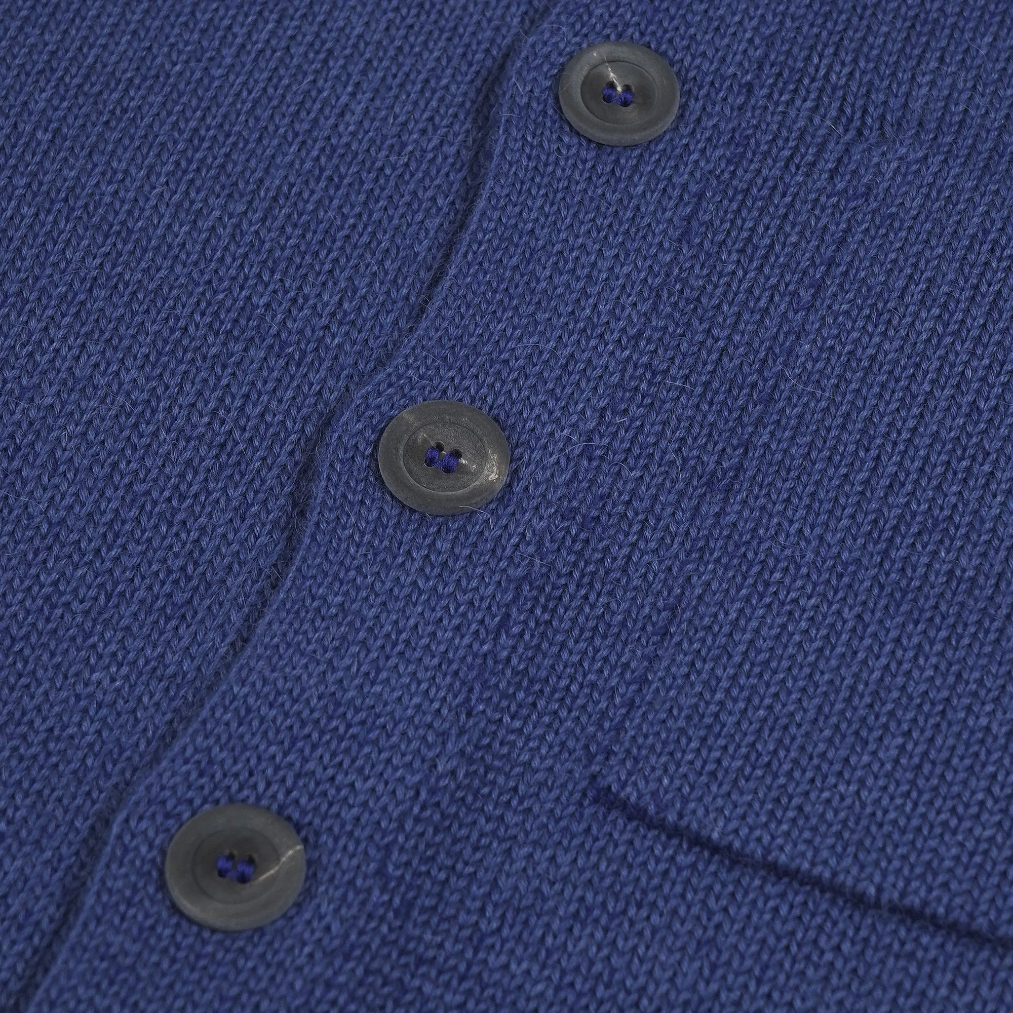Inis Meáin Plated Alpaca Shirt Jacket - Blue