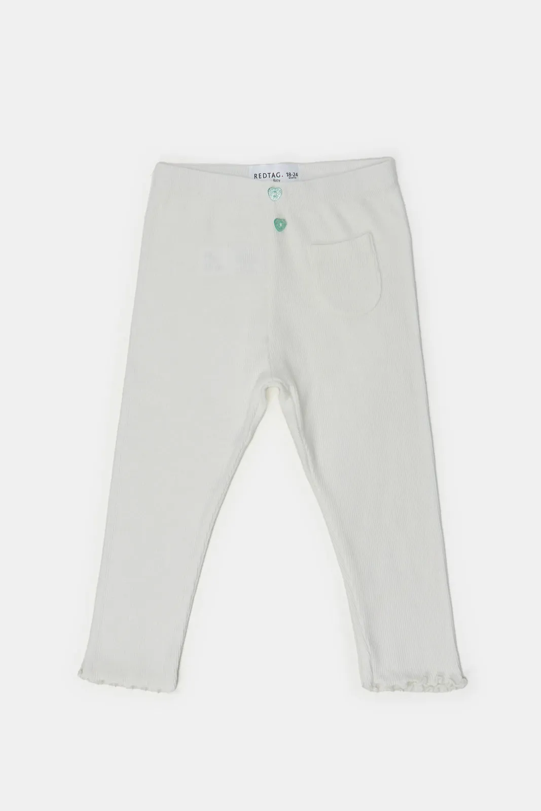 Ivory Rib Leggings