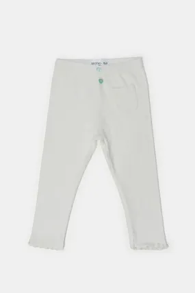 Ivory Rib Leggings