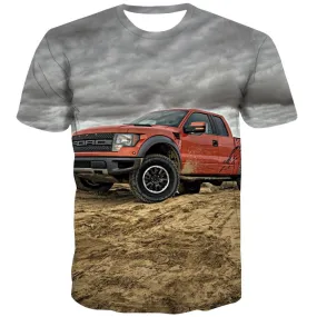 Jeep T-shirt Men Offroad Tshirt Anime car T shirts Funny Short Sleeve Hip hop