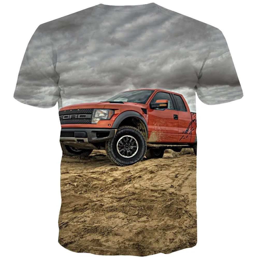Jeep T-shirt Men Offroad Tshirt Anime car T shirts Funny Short Sleeve Hip hop
