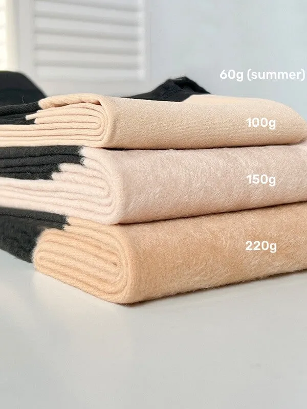 JK style stockings-effect tights