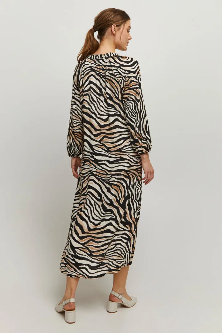 Joella Long Shirt Dress - Cement Mix
