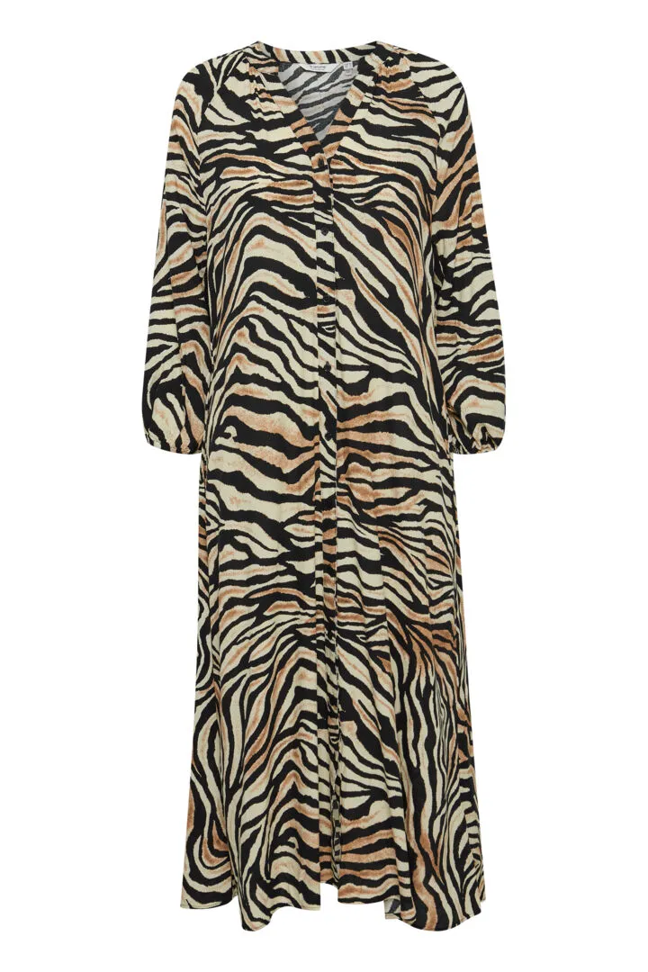 Joella Long Shirt Dress - Cement Mix