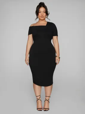 Julie One Shoulder Tee Shirt Dress