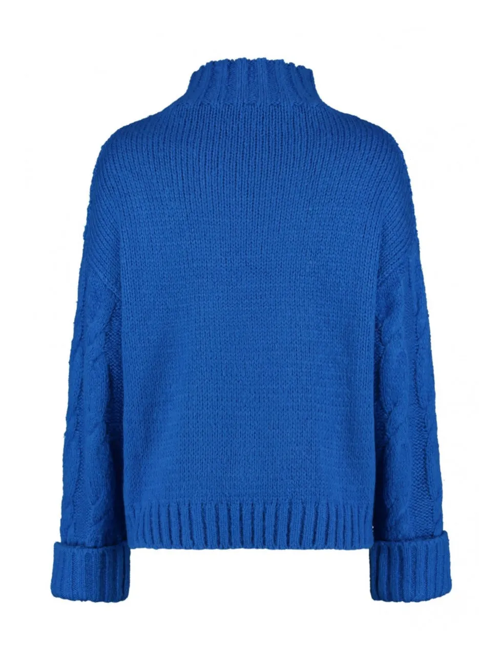Kalina Royal Blue High Neck Pullover