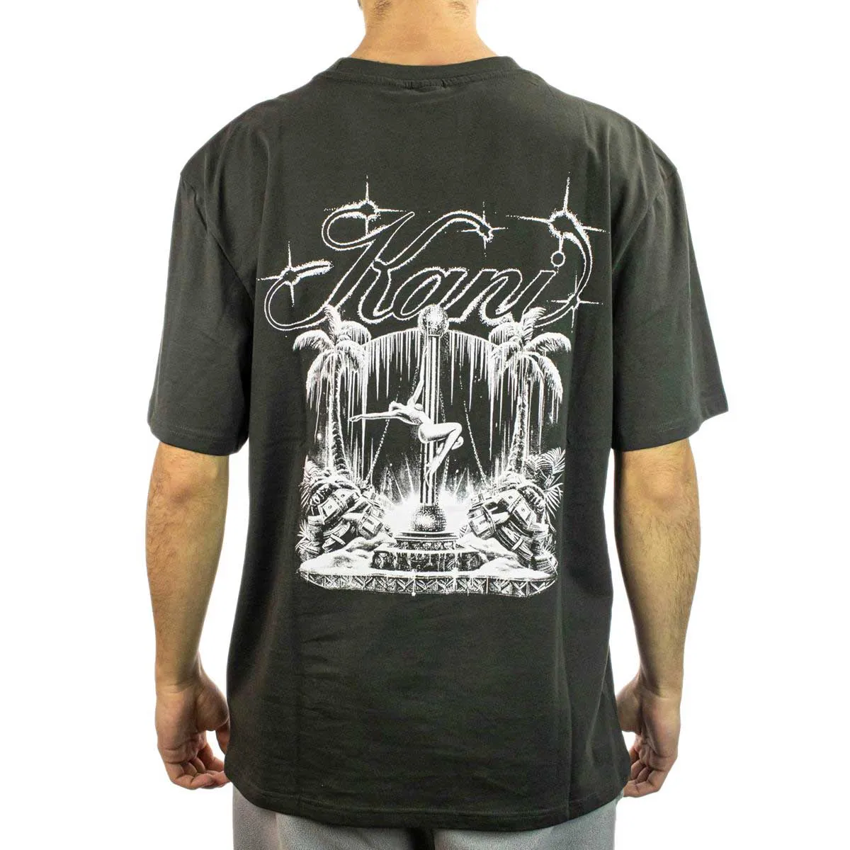 Karl Kani Icy Dancer Backprint T-Shirt 60300186 - dunkelgrau