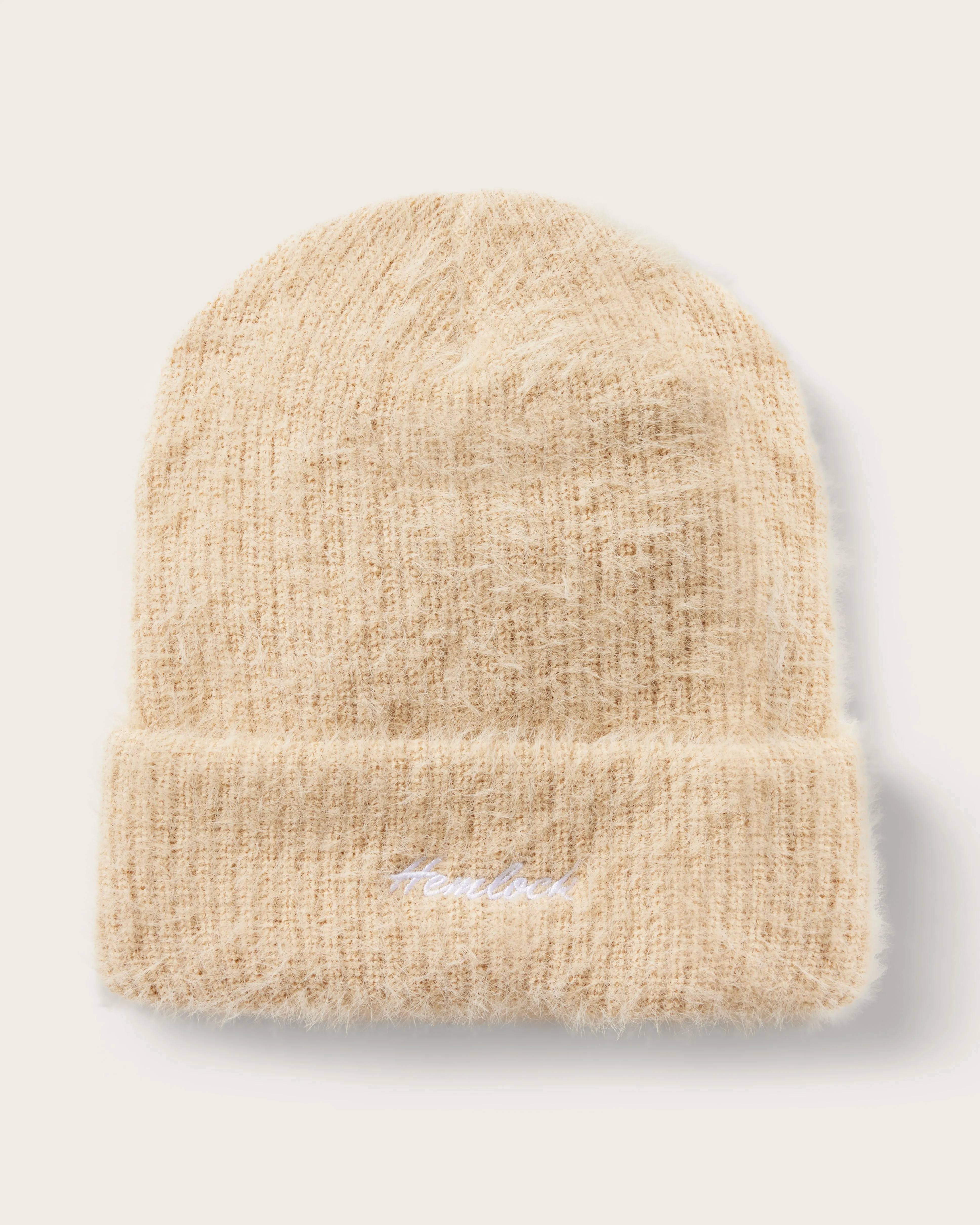 Kids Ivy Fuzzy Beanie in Oat