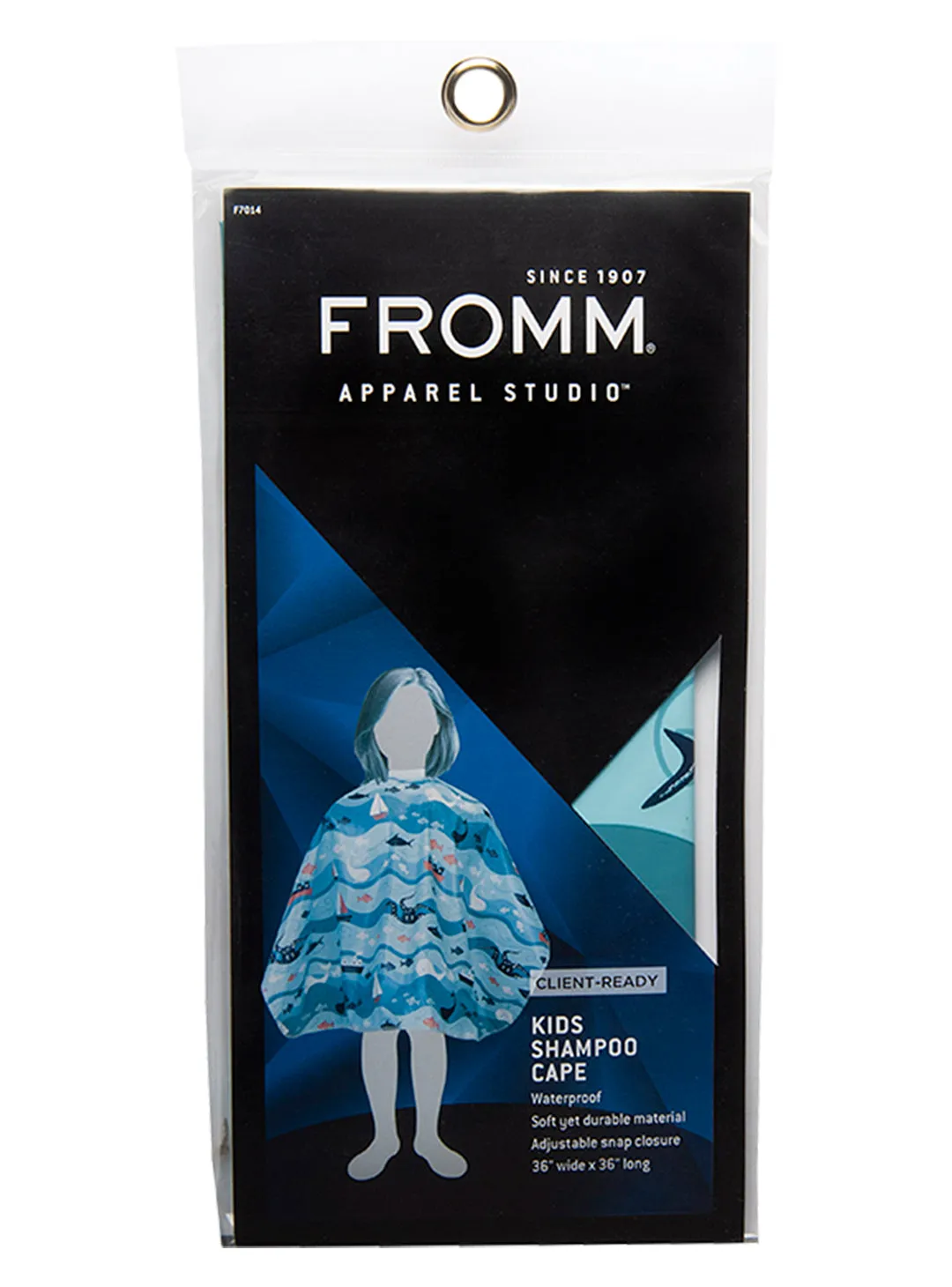 Kids Shampoo Cape - Underwater Print