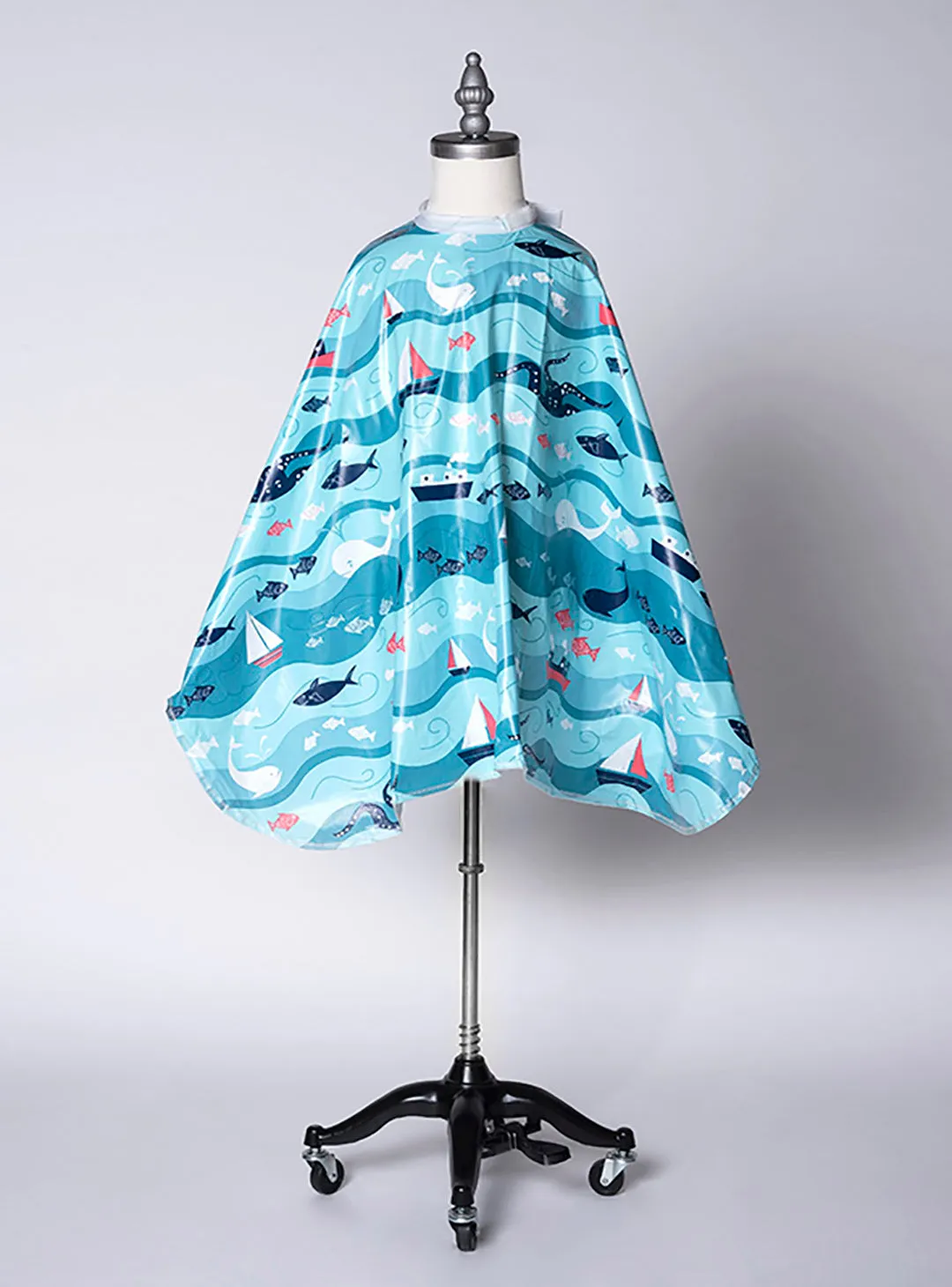 Kids Shampoo Cape - Underwater Print