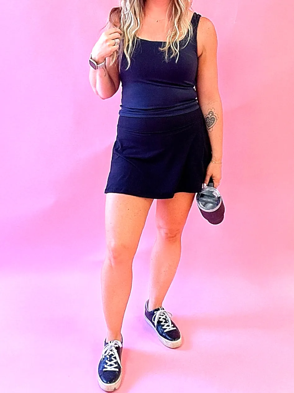Krystal Tank Top in Black