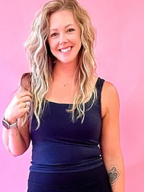 Krystal Tank Top in Black