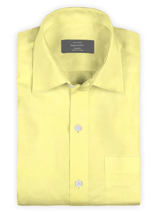 Lemon Poplene Shirt
