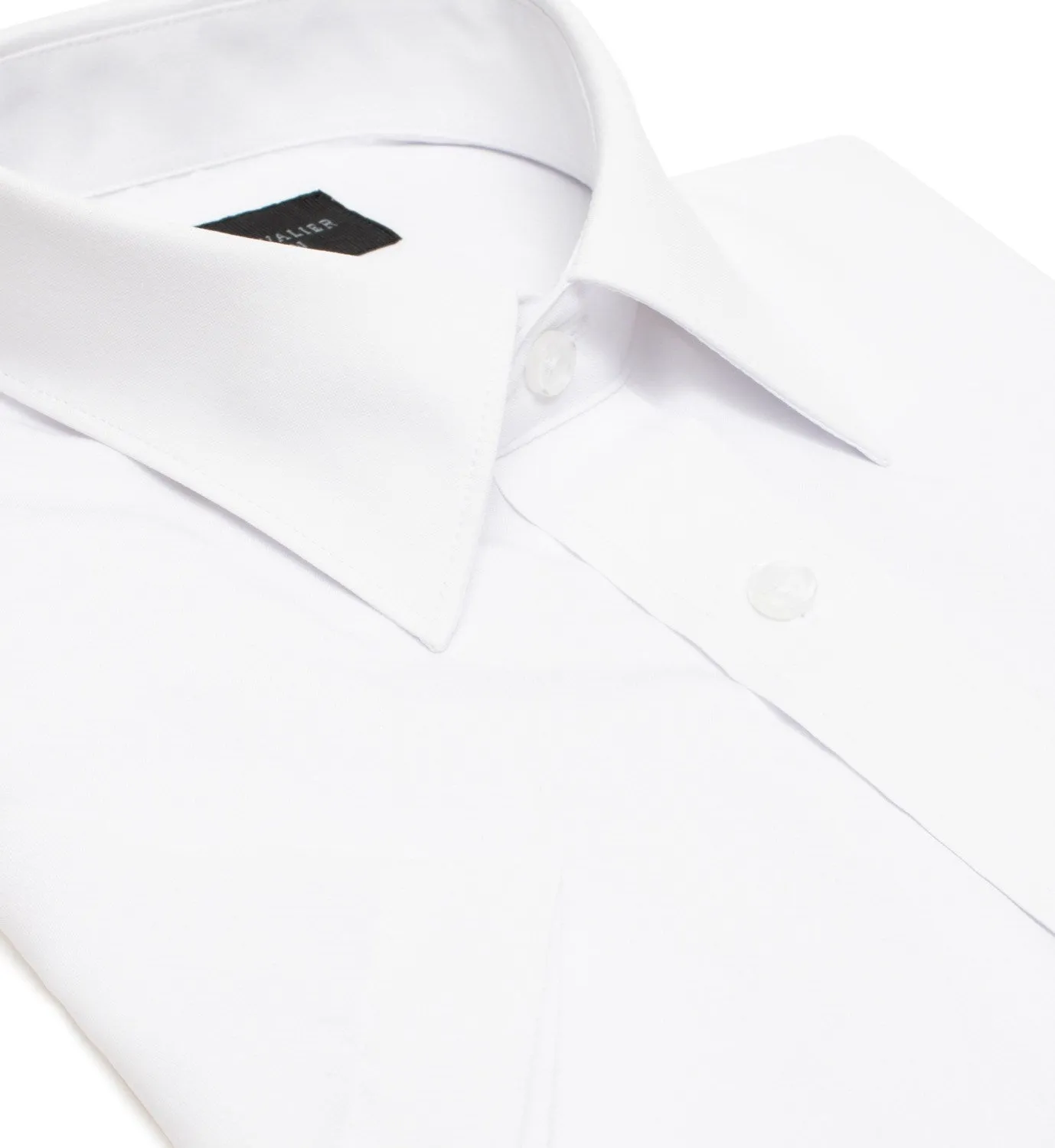 Leo Chevalier 100% Micro Polyester Easy Care Dress Shirt