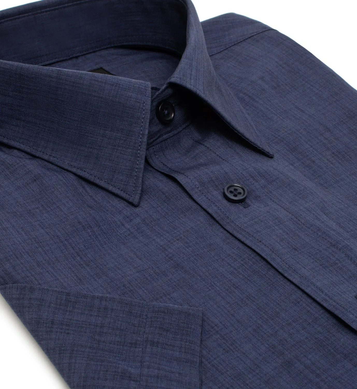 Leo Chevalier 100% Micro Polyester Easy Care Dress Shirt