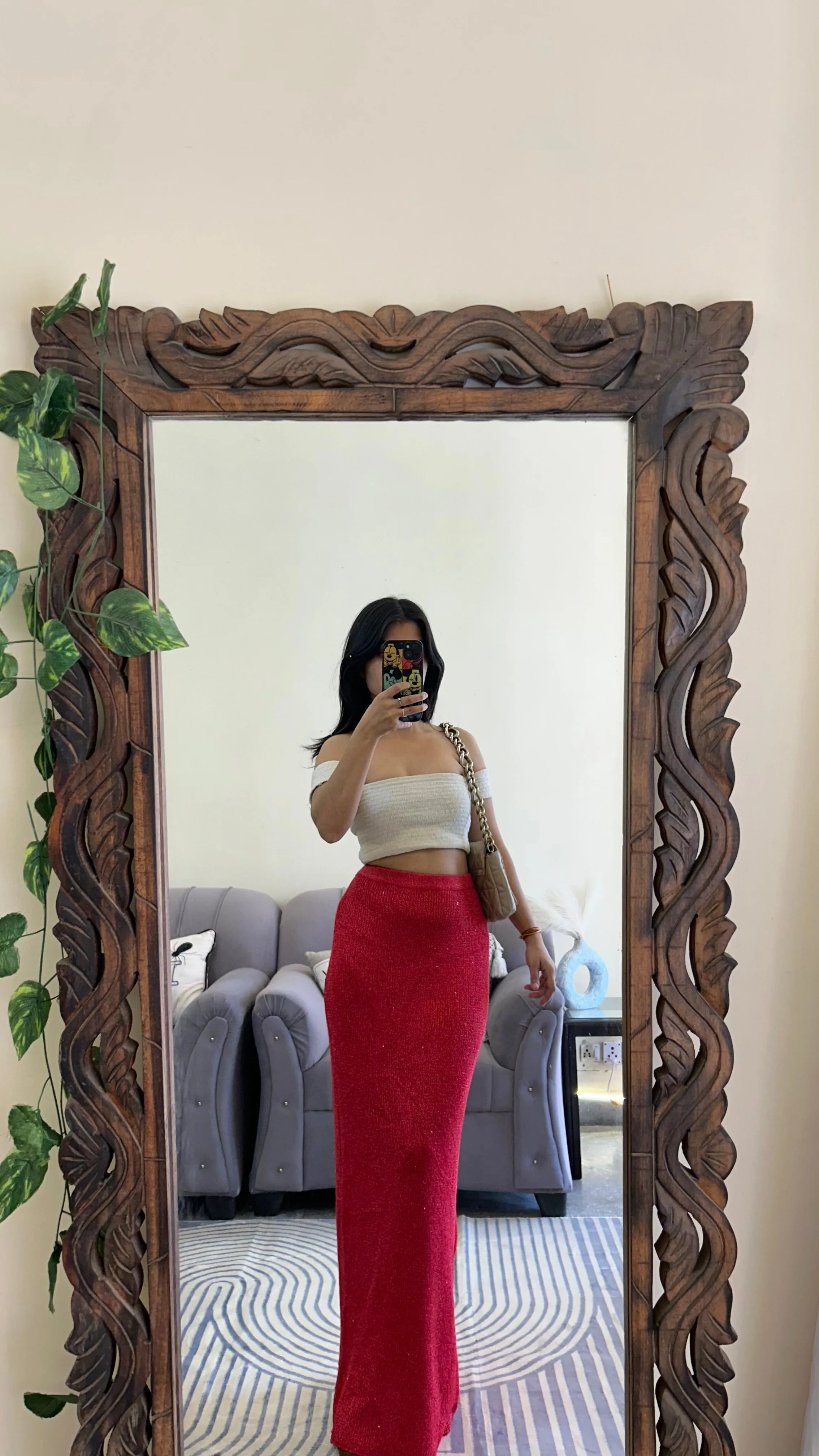 Long skirt 28-32 waist/l:43