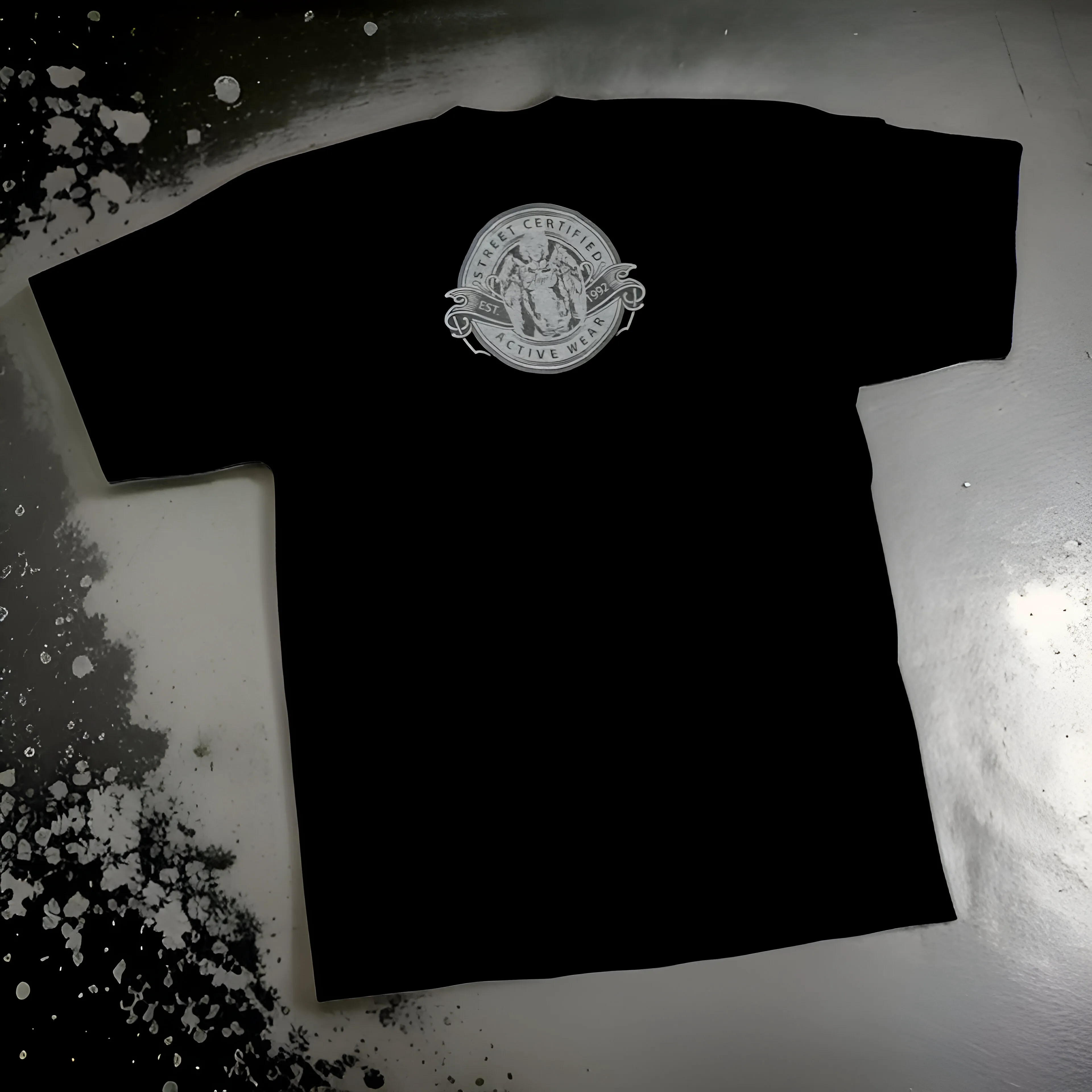 *<SC>* (BLACK) ~RIDE TILL I DIE~ HEAVY COTTON JUMBO PRINT TEES