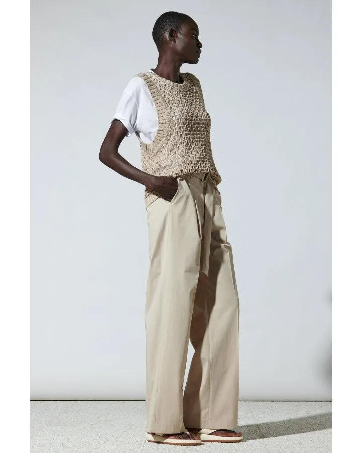 Luisa Cerano Mesh Look Tank Top