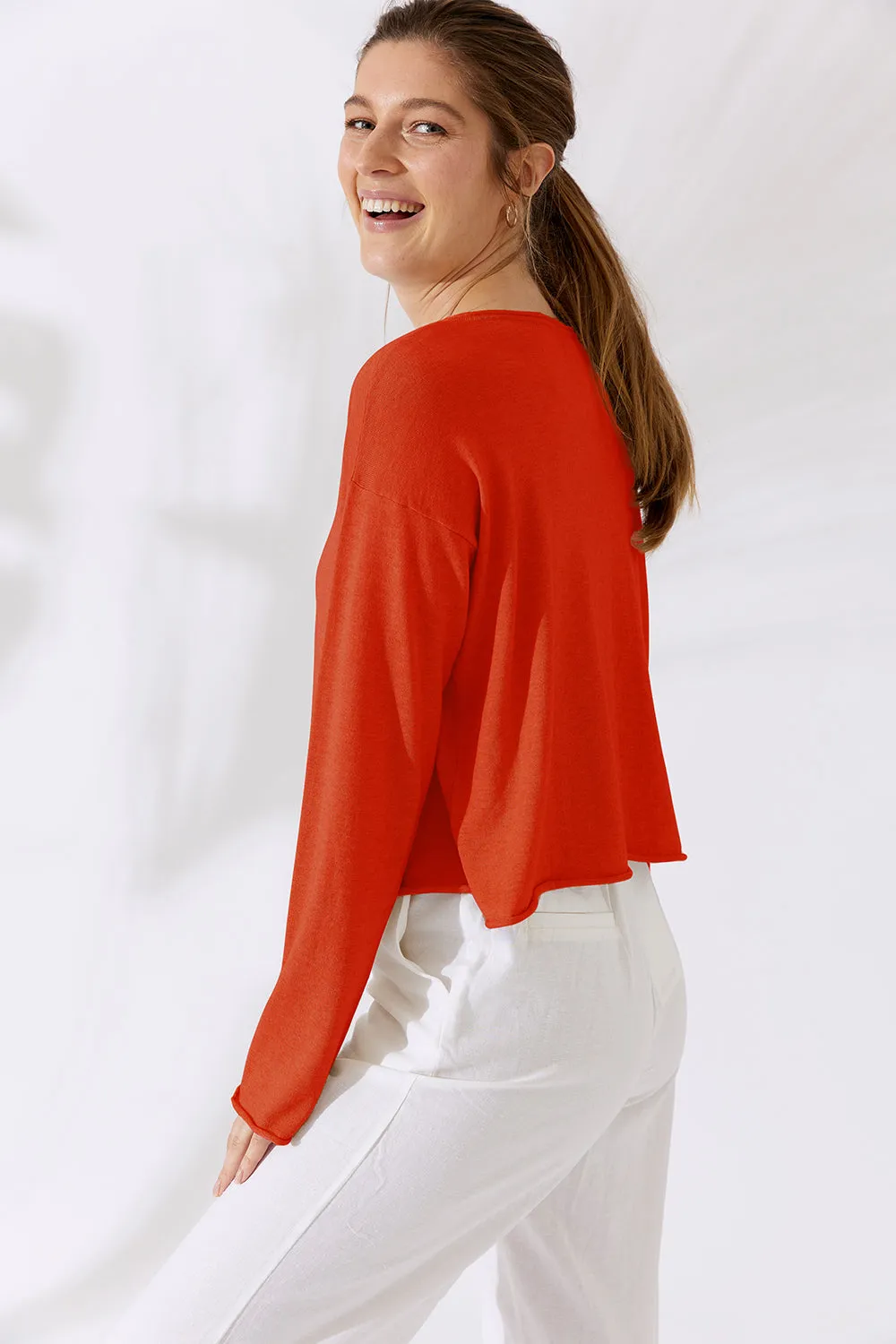 Malta Reversible Button Cardi - Last Chance