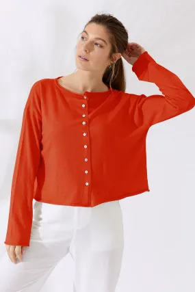 Malta Reversible Button Cardi - Last Chance