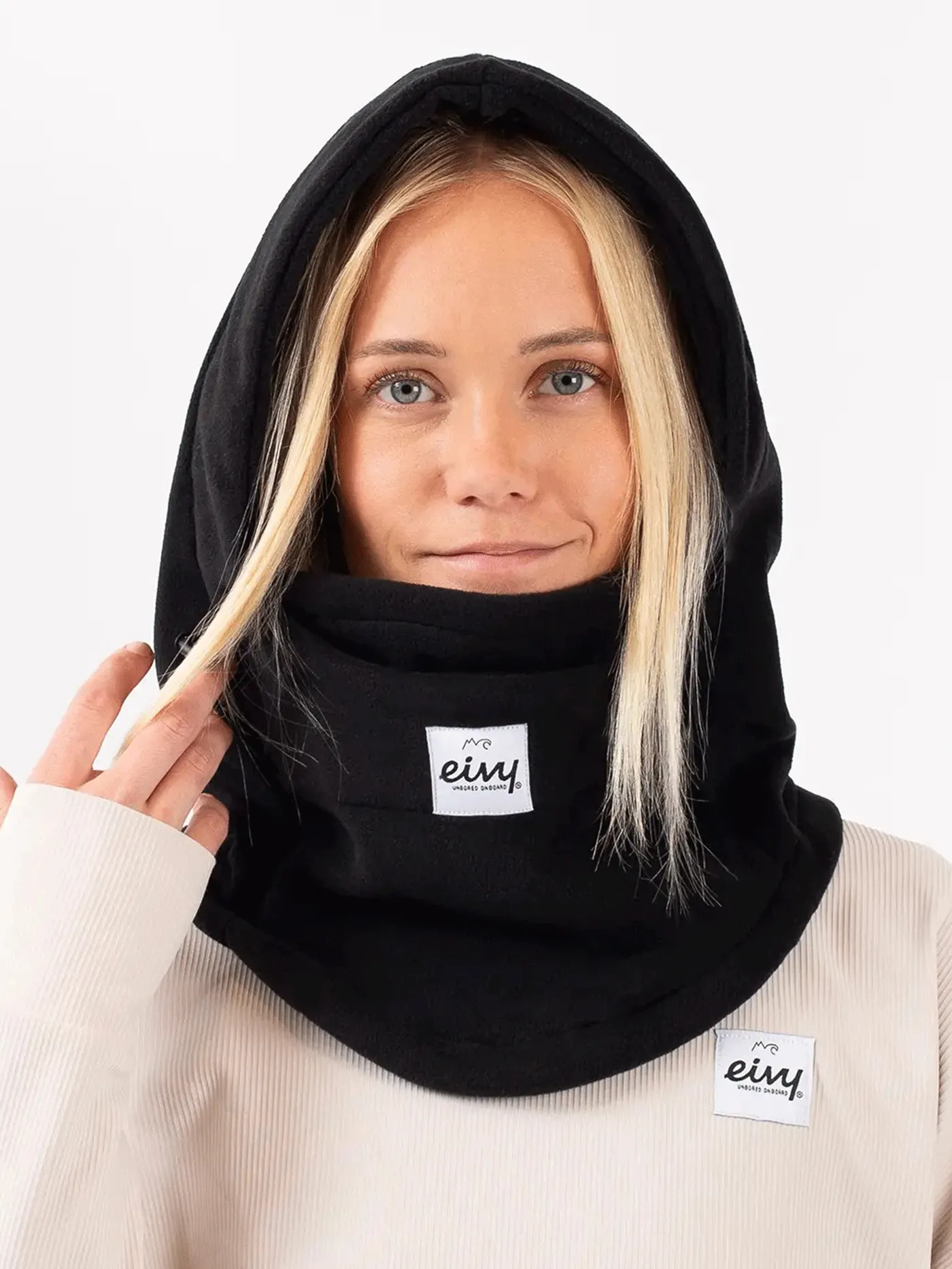 Mandy Fleece Black Hood
