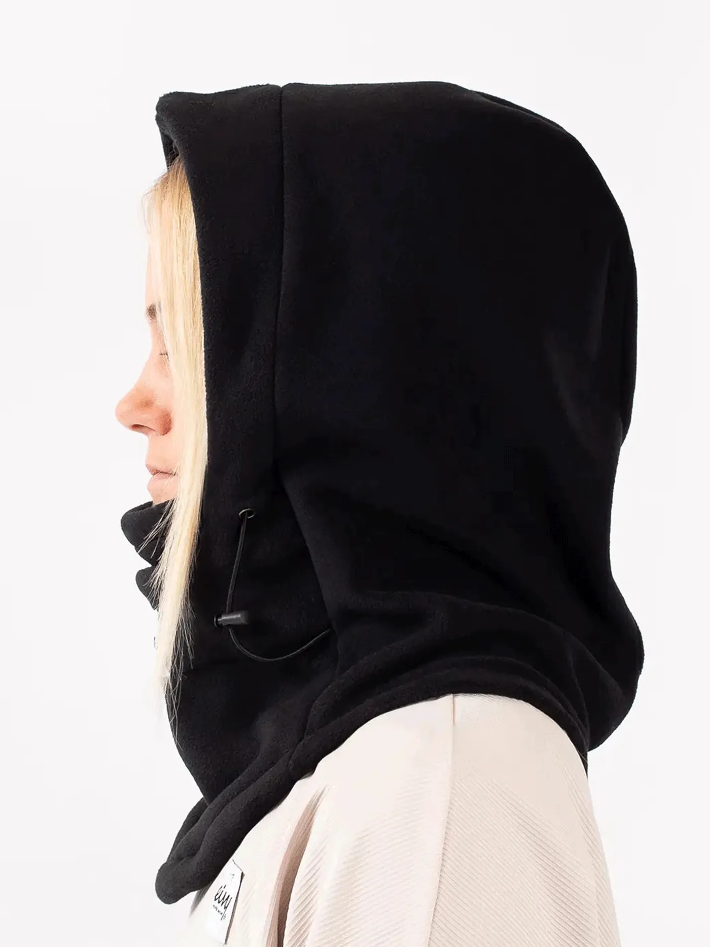 Mandy Fleece Black Hood